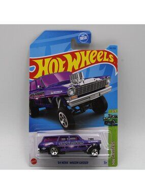 Hot Wheels '64 Nova Wagon Gasser Purple 2023 HW Gassers 2/5 145/250